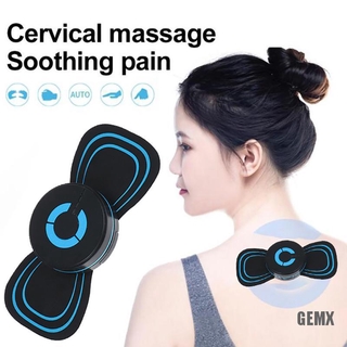 [gemx] estimulador de cuello eléctrico cervical espalda masajeador de muslos alivio del dolor parche de masaje