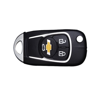 llave de control remoto de entrada de coche compatible con chevrolet cruze 2/3 llave plegable shell (3)