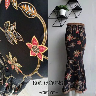 (Galería batik) falda de sirena batik motivo vid/falda sirena/maxi/falda invitación/evento de fiesta
