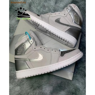 『FP•zapatos』 Nike Air Jordan 1 AJ1 Joe 1 gris plata japón Limited hombres y mujeres zapatos de baloncesto 575441-DC1788-029