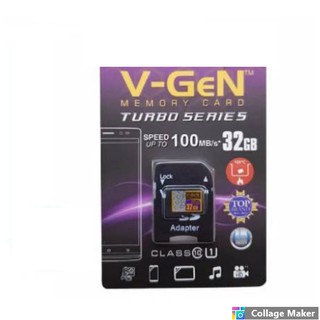 Adaptador micro SD V-GEN TURBO SERIES 32GB PLUS