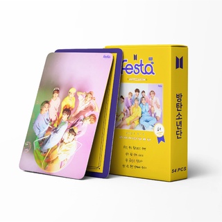 54pcs/box BTS Photocards 2021 Festa Album LOMO Card Postcard