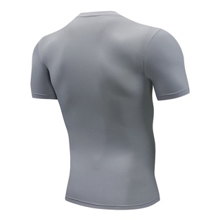 hombres skinny culturismo compresión camisetas gay diseñador de secado rápido undershir