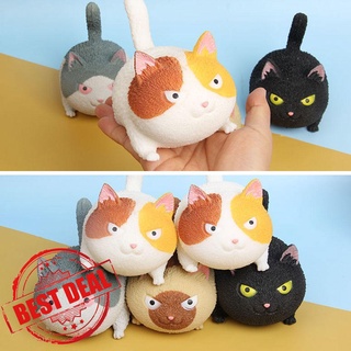 Cute Cartoon Cat Squishy Toy Stress Relief Soft Mini Gift Squeeze For Kids E8A9