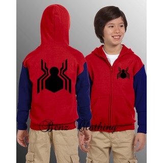 Spiderman Homecoming niños sudadera con capucha con capucha Chamarra