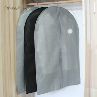 Fedealk ropa abrigo traje cubierta de polvo cremallera bolsa de almacenamiento ropa ropa cubierta protectora maleta hogar bolsa de almacenamiento no tejido proceso