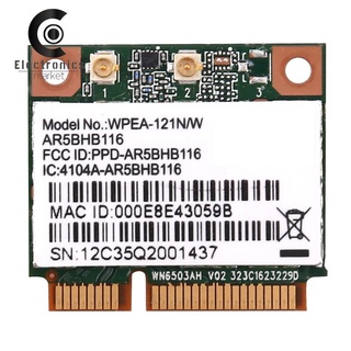 tarjeta de red inalámbrica atheros ar9832 ar5bhb116 2.4/5 ghz de un solo chip 300 mbps 802.11n mini pci-e tarjeta inalámbrica wifi