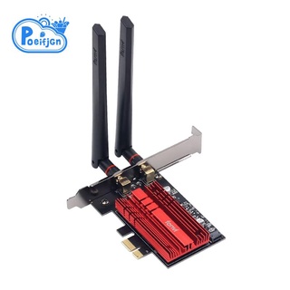 Fenvi FV-AXE3000 Wi-Fi 6E AX210 Bluetooth 5.2 Inalámbrico 5374Mbps 2.4G/5GHz/6G WiFi 802.11AX/AC PCIExpress Adaptador De Tarjeta De Red PC