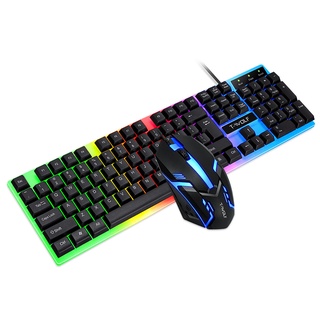 Computadora de escritorio/teclado y mouse para juegos con sensación mecánica RGB LED retroiluminado
