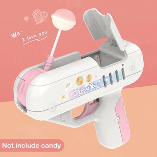 Candy Gun Surprise Lollipop Gun Sweet Toys Surprise Kids \"I LOVE YOU\" Sound Toys (9)