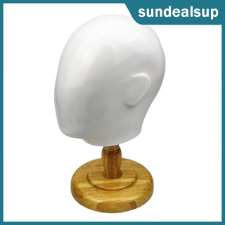 [sund] maniquí masculino de resina maniquí cabeza peluca gafas sombrero expositor soportes de madera