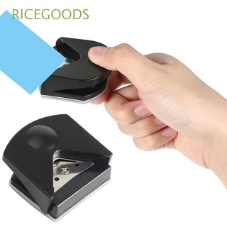 RICEGOODS Lightweigh Corner Punch Small Trimmer Cutter Corner Rounder Office Accessories Portable Mini Cutting Tool For Card Photo Rounder Paper Punch Corner Cutter
