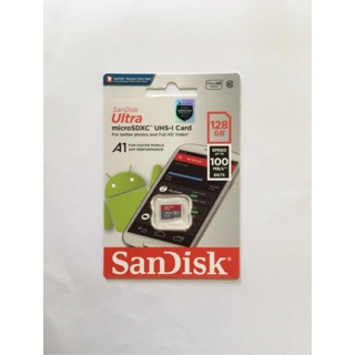 Sandisk Ultra MicroSD 128GB 100MB/s MicroSDHC UHS-I Micro SD clase 10