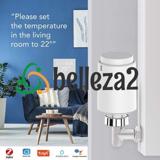 tuya zigbee 3.0 smart radiador actuador programable termostático radiador válvula controlador de temperatura control de voz vía alexa google home [belleza]