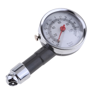 [Ready Stock] 0-100PSI Tire Tyre Air Pressure Gauge Tester for Auto Car Motorcycle
