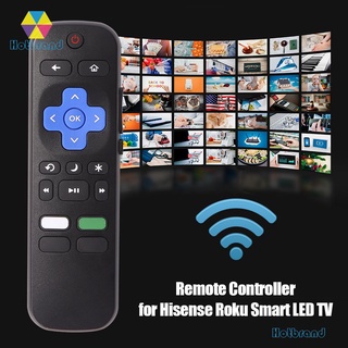 Mando A Distancia Para Hisense Roku Smart TV LED Interruptor De Controlador Inalámbrico (2)