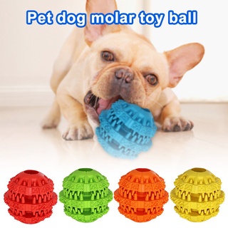 Dispensador interactivos de pelota de goma para mascotas/dispensador para perros/suministros de mascotas para entrenamiento e higiene dental