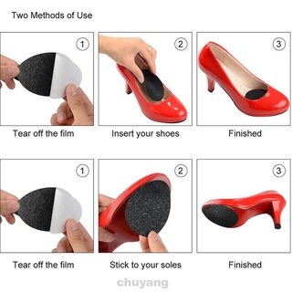 3 pares de almohadillas de goma elásticas autoadhesivas para suela de zapatos