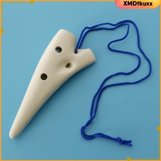 [tkuxx] 12 agujeros ocarina instrumento musical c en forma de llave regalo para niños principiantes