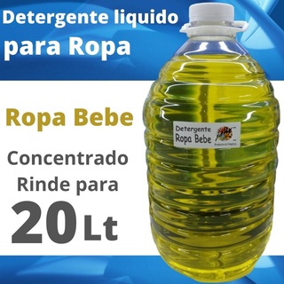 Detergente liquido para ropa Ropa Bebe Concentrado para 20 litros Plim33