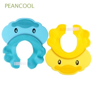 PEANCOOL 2Pcs Toddler Baby Shower Cap Waterproof Hair Wash Shield Bath Visor Hat Silicone Shampoo Adjustable Multi-Purpose Protect Eyes Ears