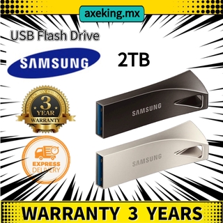 Samsung metal impermeable usb flash drive 2tb pen drive disco de almacenamiento negro/plata (1)