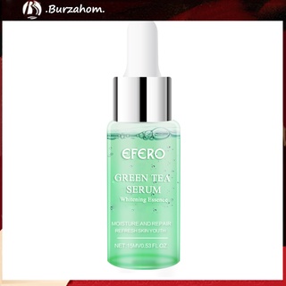 Bur_ EFERO verde té hidratante esencia suero cuidado de la piel iluminar Anti envejecimiento líquido