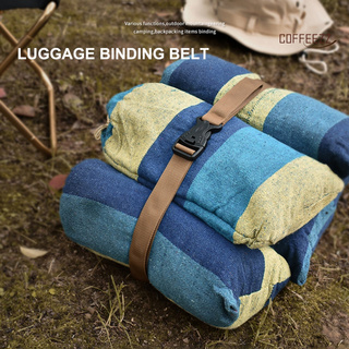 coffeezz PP correas maleta de equipaje embalaje cinturón de seguridad correa de fijación con hebilla para viajes al aire libre Camping