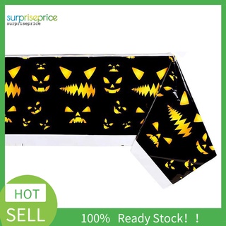 spa ligero mantel de sangre huellas de mano araña fantasma desechable mesa cubierta de halloween decoraciones para fiesta temática