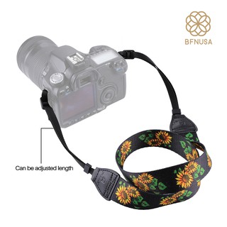 Bfnusa correa De cuello retro con girasol étnico Para cámara Canon Pentax Sony Slr/ Dslr (3)