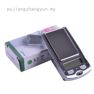 pujiangzhangyun Mini LCD Digital Digital balanza de bolsillo joyería oro ponderación Gram Balance balanzas de peso