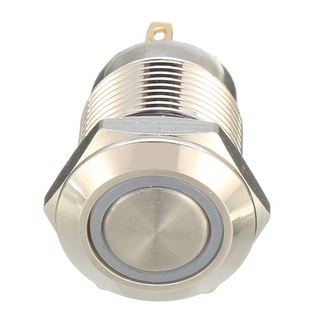 ENTRADA Util Empuje el interruptor de boton Hot Símbolo LED en / de Universal Durable Brand New Moda Coche de aluminio/Multicolor (2)