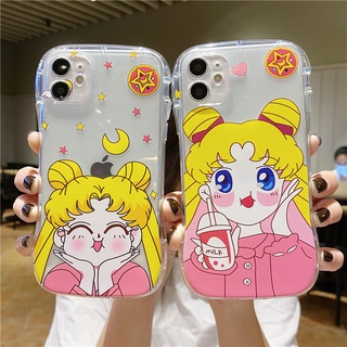 Case for IPhone X XS Max 13 11 12 Pro Max Mini XR 6 S 7 8 Plus Casing Transparent Cartoon Phone Cover for IPhone 11pro 12pro 13pro XS Max 7Plus 8Plus SE 2020 6Plus 6sPlus Case Clear Anti-dirty Shockproof Camera Lens Protector Cases (2)