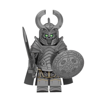 【 hot sale 】asgard soldado medieval caballero minifiguras lego thor loki accesorios armadura cascos bloques de construcción juguetes para niños kt1044 (8)