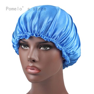 Pomelo's store sedoso satén dormir gorra sombrero dormir capó pelo peinado proteger varios colores