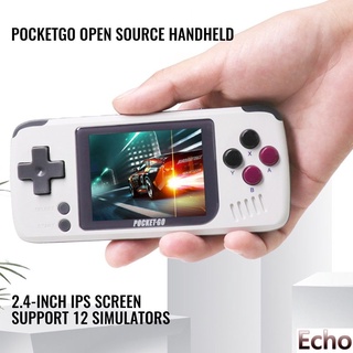 V2 PocketGo Consola De Juegos Portátil De 2,4 Pulgadas Pantalla Retro Reproductor Con Tarjeta TF 32G NES/GB/GBC/SNES/SMD PS1 Consolas Caja EC