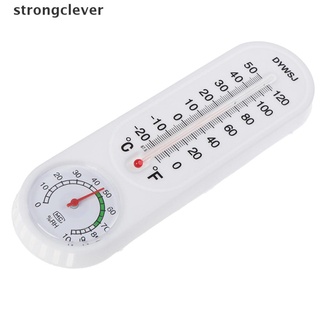 [ver] termómetro analógico para el hogar montado en la pared higrómetro medidor de humedad.