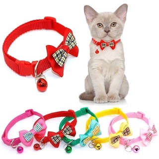✨✨Coleira de gato bowknot com acessórios ajustáveis Bells para animais de estimação