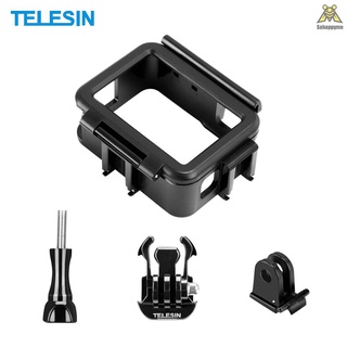 TELESIN Protective Frame Mount Border Housing Case Sport Camera Shell Case with Quick Release Bracket Buckle Thumb Screw Accessories Replacement for GoPro Hero 7 Black/6/5 Action Camera (4)