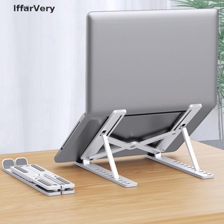 [IffarVery] Laptop Stand Portable Holder Foldable ABS Plastic for Notebook Tablet Stand .