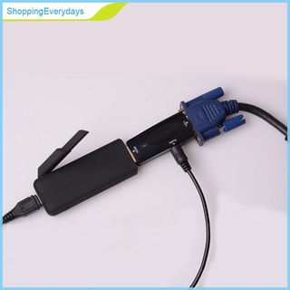(ShoppingEverydays) Adaptador convertidor compatible con HDMI hembra a VGA hembra 1080P con Cable de Audio para PC