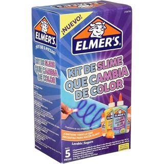 Elmer's Kit de Slime que Cambia de color, 5 piezas