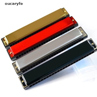 Oucaryfe Professional 24 Hole harmonica key C mouth metal organ for beginners MX (1)