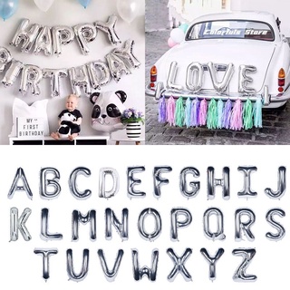 de helio/decoración globos fiesta/globos de plata pulgadas de letras/decoración grandes cumpleaños/boda de 40 de de