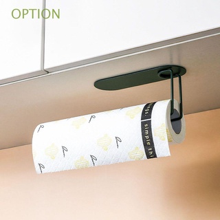 OPTION Rollos grandes Soporte para toallas de papel Robusto Envoltura de plástico Soporte web para cocina / baño Pegar en la pared Durable Montaje en pared Autoadhesivo Debajo del gabinete/Multicolor