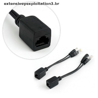 [extensivexyxyxploitation3][br] Adaptador inyector de potencia/Adaptador de corriente/wificina/combinación de Ethernet pasivo+Kit divisor de 5v 12v