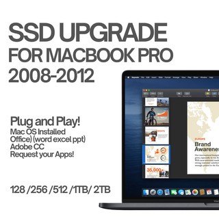 Macbook pro 2007-2012 1TB 512 gb 240 gb Ssd