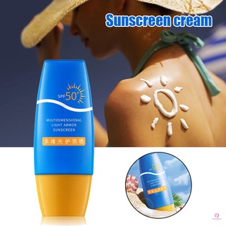 Sunscreen Lotion SPF50 Concealer Moisturizing Long Lasting refreshing Facial Cream Summer