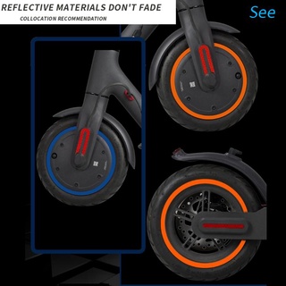 Ver Nuevo Scooter Rueda Cubos Protector Reflectante Pegatina Para-Xiaomi M365 Pro Eléctrico Para Mijia M365 Parte