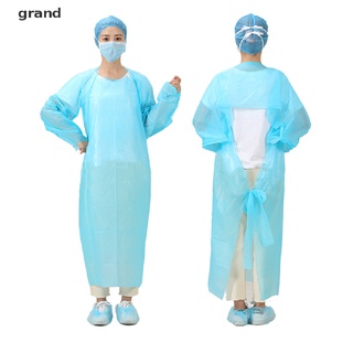 grandlarge medical cpe vestido de aislamiento delantal de plástico ppe traje individual estéril pack